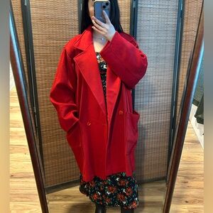 Red Peacoat